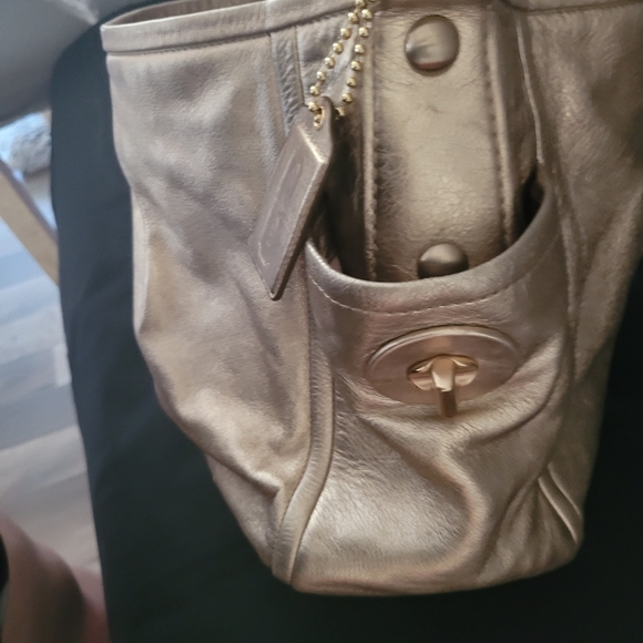 Coach Parker Leather Shoulder Bag #13466 - Picture 7 of 13